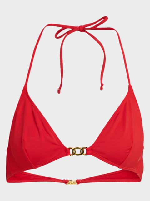 NILI LOTAN Chain Triangle Two-Piece Swimsuit