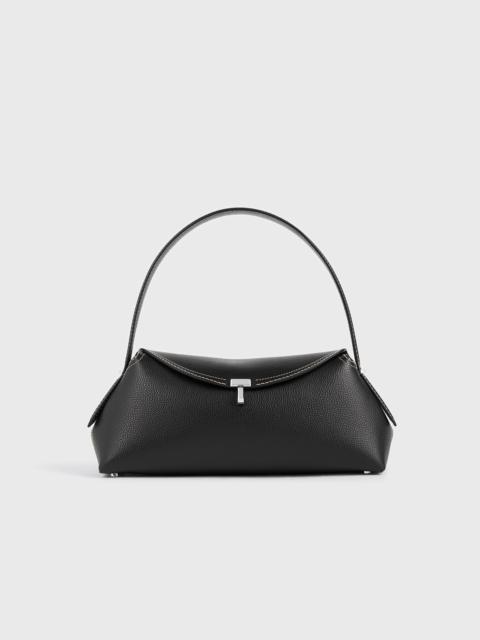 TOTEME T-lock grained-leather shoulder black