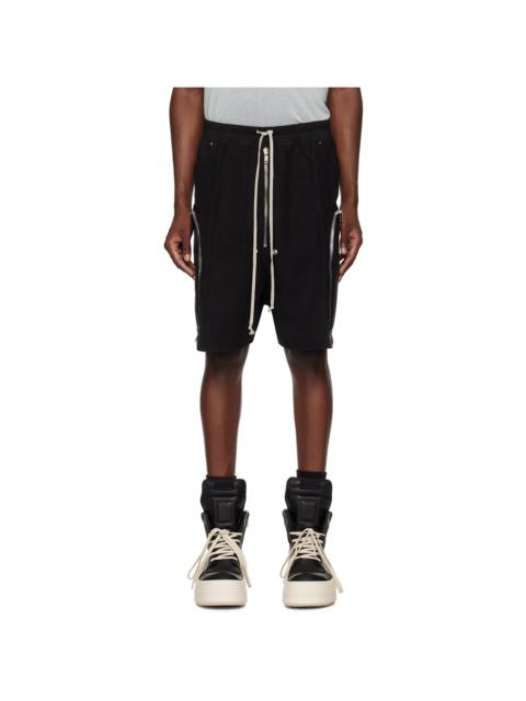 Rick Owens Black Porterville Bauhaus Bela Shorts