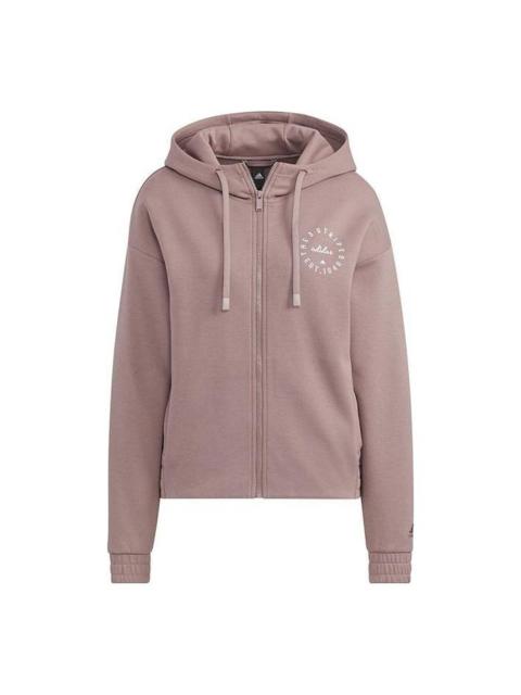 (WMNS) adidas Sport Performance Hoodie 'Pink' HZ7034