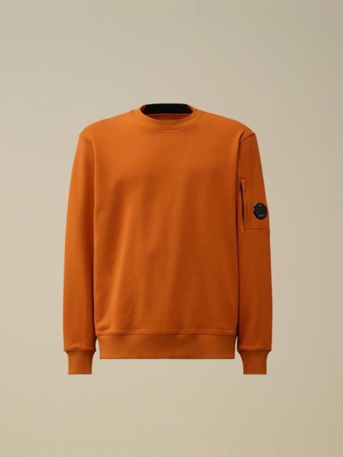 Diagonal Raised Fleece Crew Neck Lens Sweatshirt