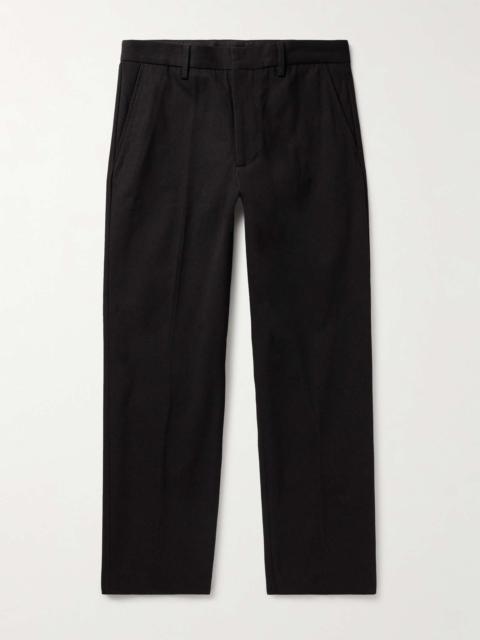 Ayonne Straight-Leg Cotton-Blend Twill Trousers