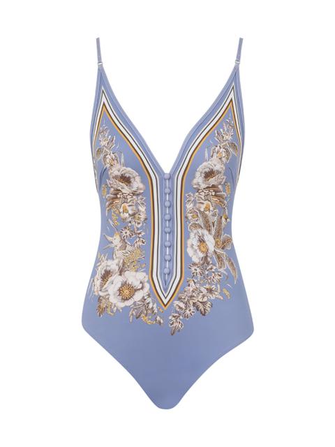 Zimmermann OTTIE BUTTON PLUNGE 1PC