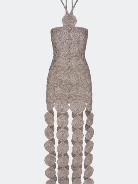 SIMONMILLER Beep Beep Dress in Satellite Silver