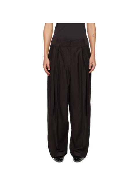 Kiko Kostadinov Brown Mimi Trousers
