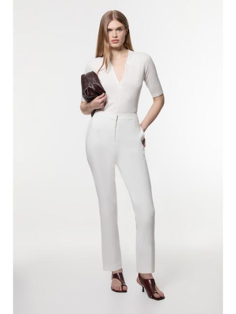 KAREN MILLEN Compact Stretch Slim Leg Tailored Trouser