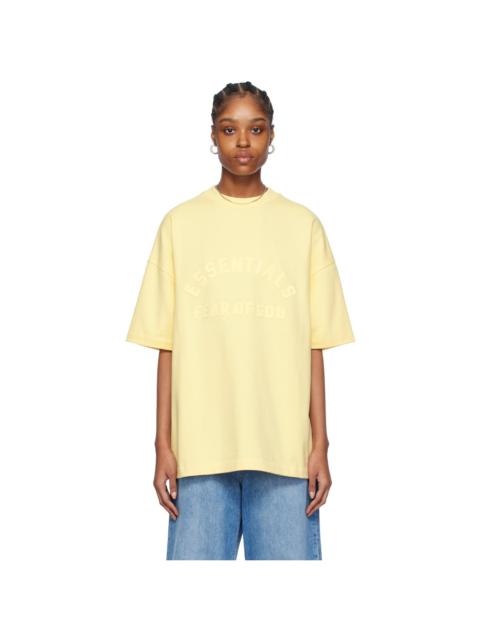 ESSENTIALS Yellow Crewneck T-Shirt