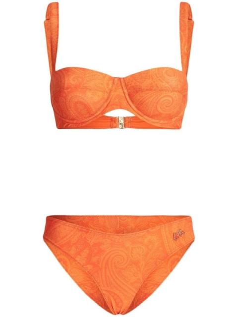 Etro paisley-print balconette bikini set