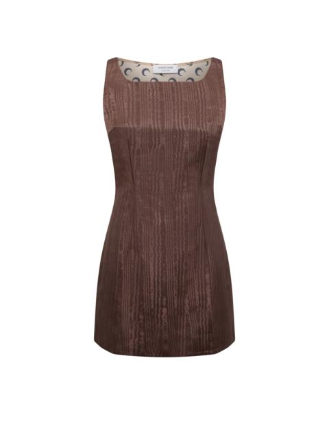 Marine Serre Regenerated Moire Mini Dress