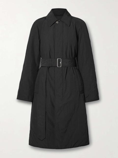 Burberry Belted padded shell down trench coat