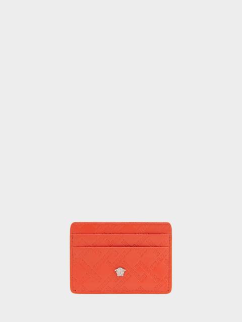VERSACE Greca Argyle Medusa Card Holder