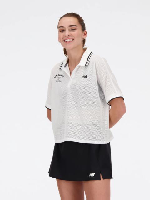 New Balance Mesh Tournament Polo