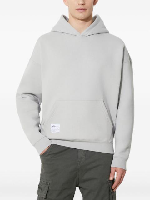 ALPHA INDUSTRIES Logo Backprint hoodie