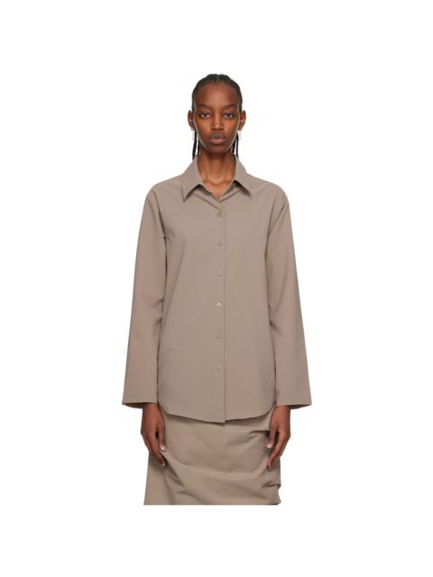 Paris Georgia SSENSE Work Capsule – Taupe Staple Shirt