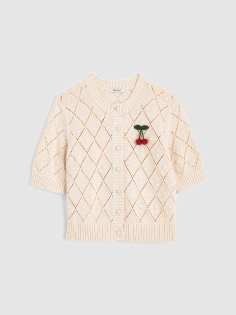 Madewell Bauble Pointelle-Stitch Cardigan
