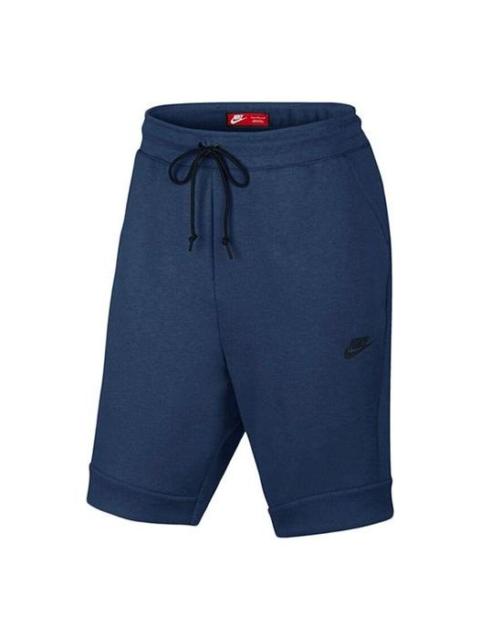 Nike Nike Lacing Knit Casual Sports Shorts Navy Blue 805161-423