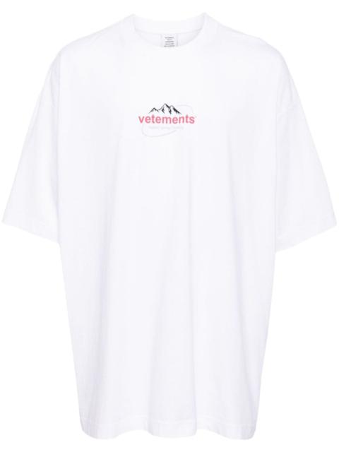 logo-print cotton T-shirt