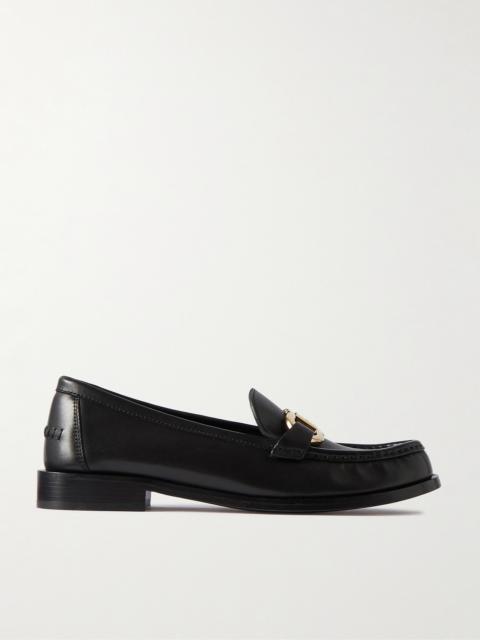 FERRAGAMO Maryan 2 Embellished Leather Loafers
