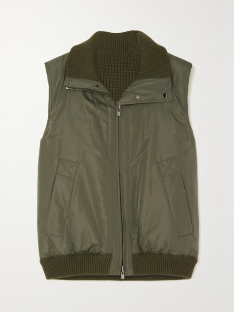 Loro Piana Everdeen Padded Shell And Silk-blend Vest