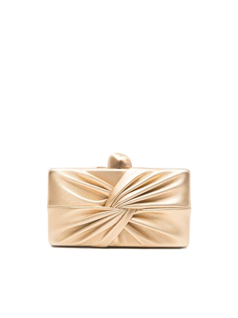 Lisse knot-detail mini clutch