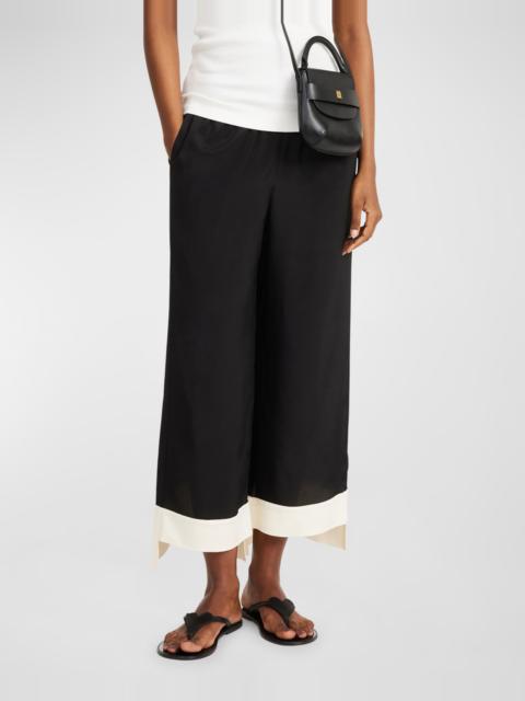 BY MALENE BIRGER Mirabello Two-Tone Step Pants