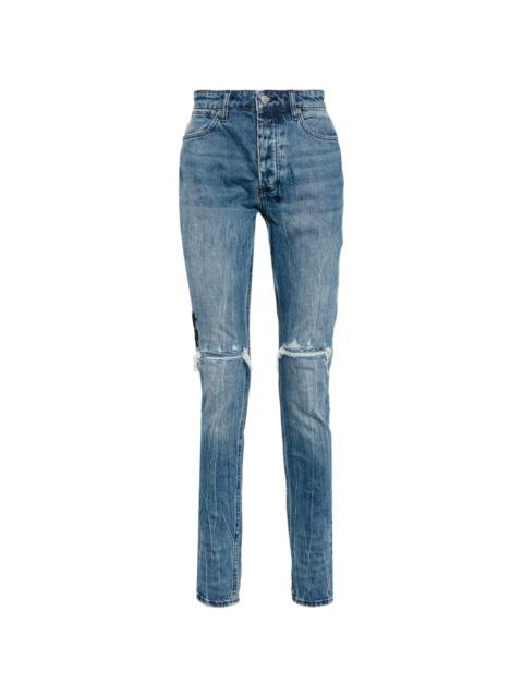 Ksubi distressed straight-leg jeans