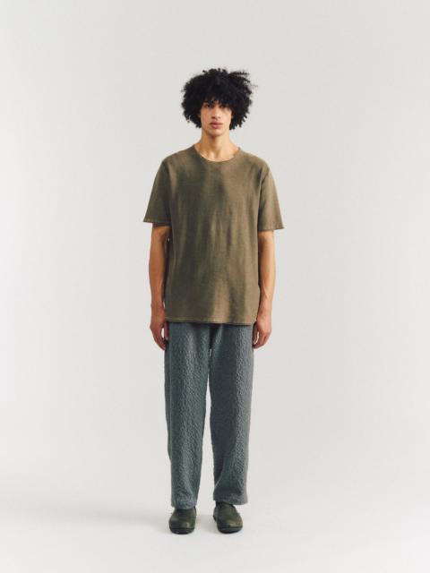 CASEY/CASEY OVERDYED TSHIRT - FRES COT - KHAKI