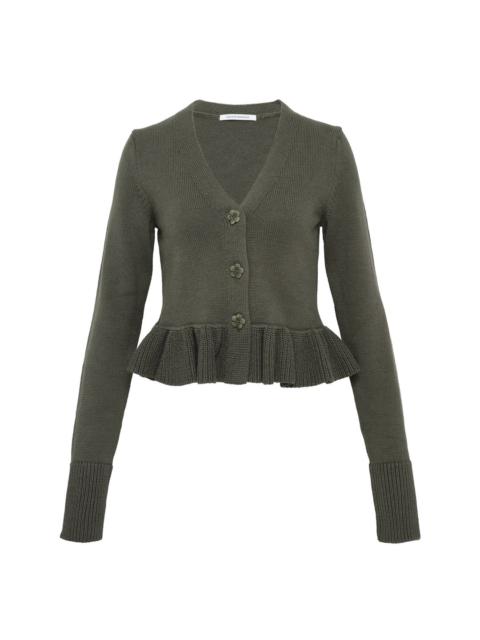 CECILIE BAHNSEN Prisca Cardigan Cotton Silk