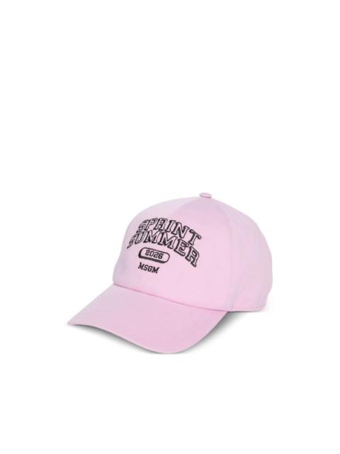 MSGM logo-detail baseball cap