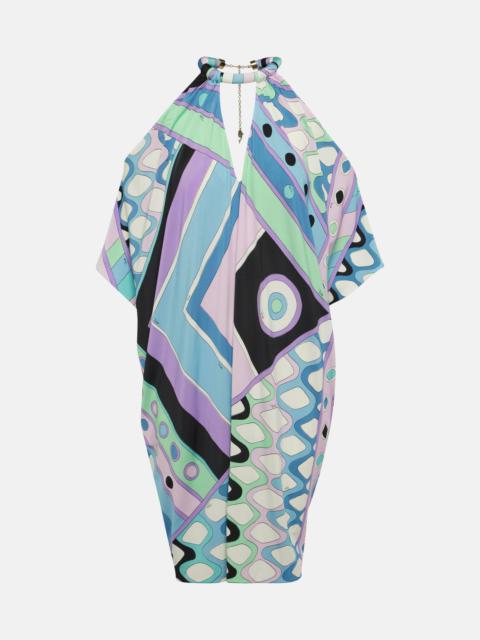 PUCCI Vivara-print jersey satin kaftan