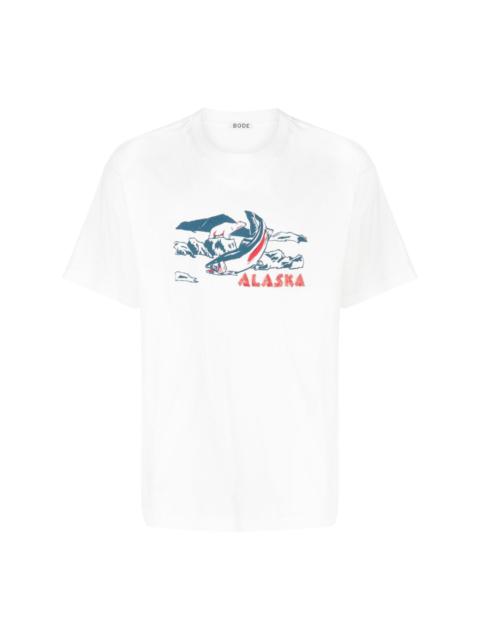BODE graphic-print cotton T-shirt
