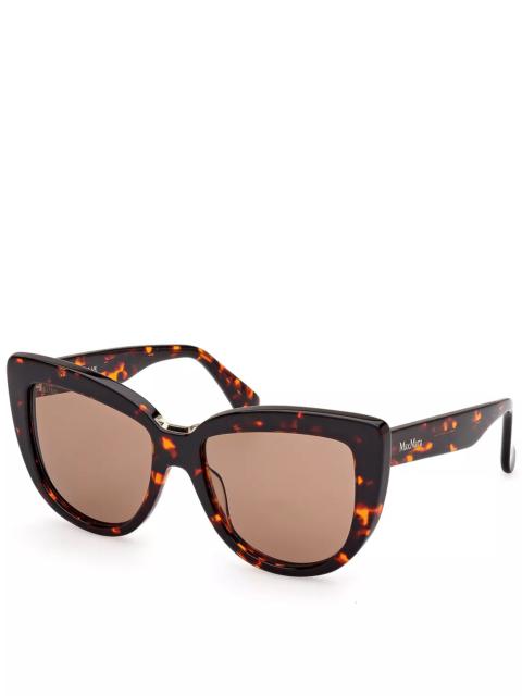 Max Mara Cat Plastic Sunglasses, 55mm
