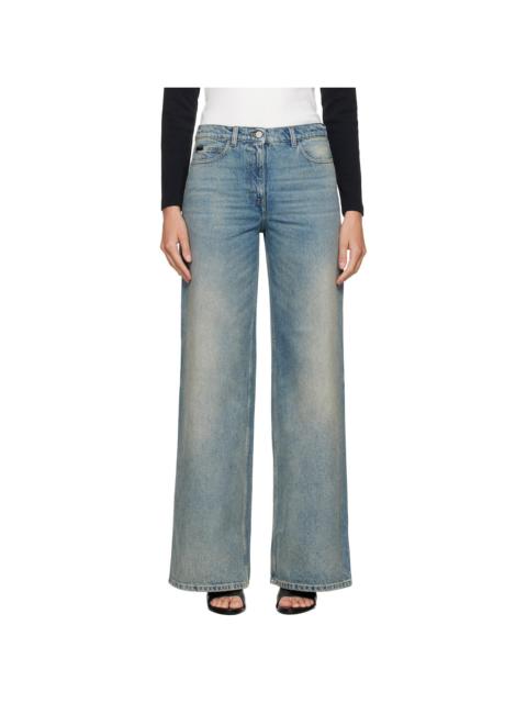 courrèges Blue Hammer Baggy Jeans