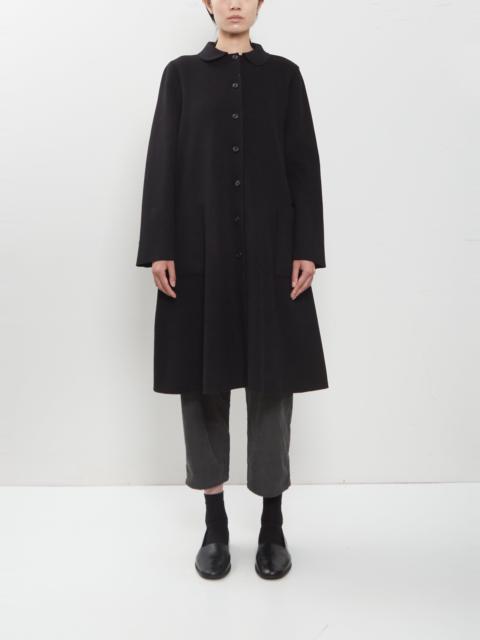 apuntob Round Collar Fleece Coat