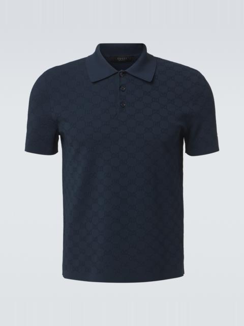 GUCCI GG jacquard polo shirt