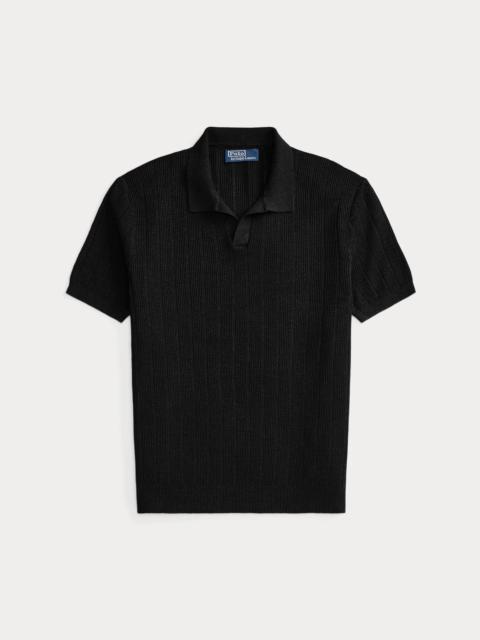 Polo Ralph Lauren Linen Johnny-Collar Sweater