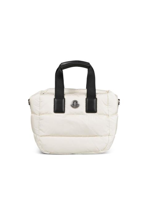 Moncler mini padded logo-patch tote bag