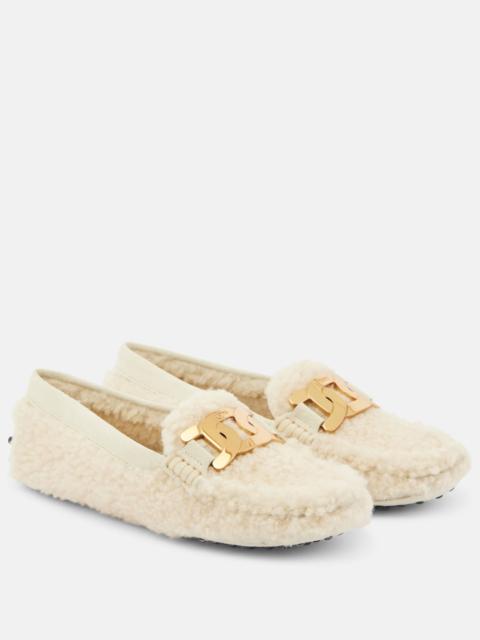 Tod's Kate shearling loafers