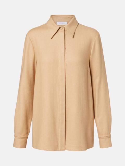 GABRIELA HEARST Cruz cashmere and silk shirt