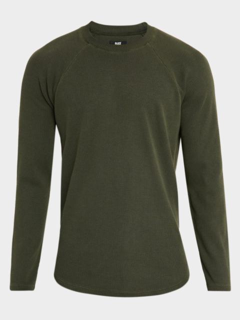PAIGE Men's Davies Waffle Knit Raglan T-Shirt