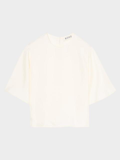 Buttoned Silk Top