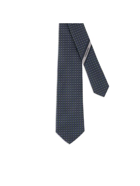 FERRAGAMO patterned-jacquard tie