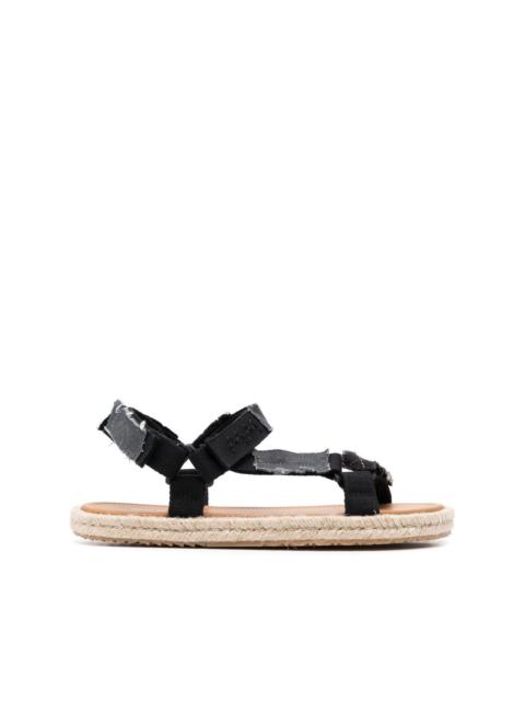 touch-strap flat sandals