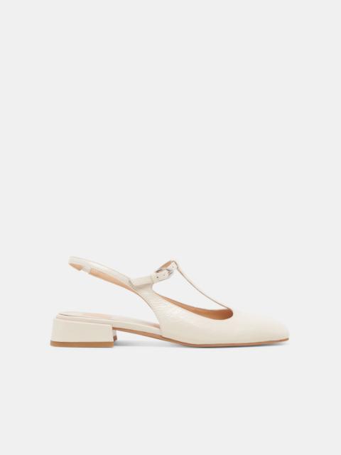 dolce vita DEIDRA FLATS CREAM LEATHER