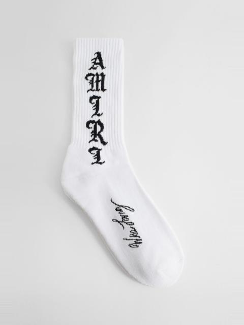 AMIRI AMIRI MAN WHITE SOCKS
