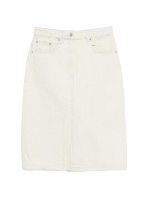 A.P.C. belt-loop midi skirt