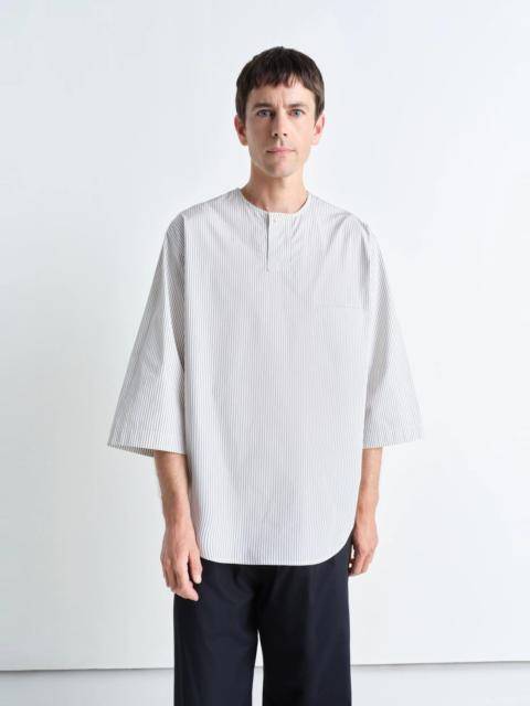 Lemaire SHORT SLEEVE HENLEY TOP