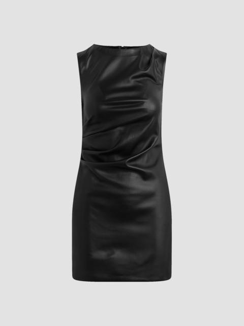 Joe's Jeans Women's The Meg Faux Leather Minidress - Black