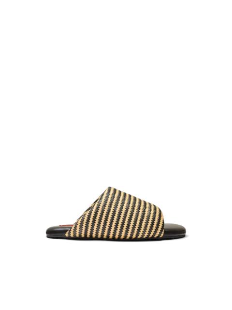 SIMONMILLER stripe bubble sandals
