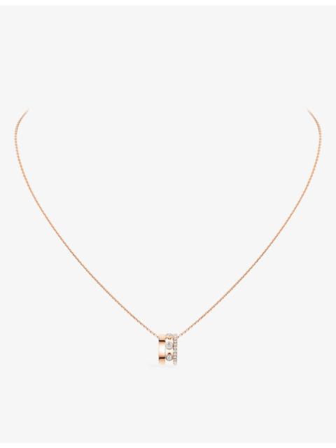 MESSIKA Move Romane Large 18ct Rose-Gold And 0.30ct Diamond Necklace
